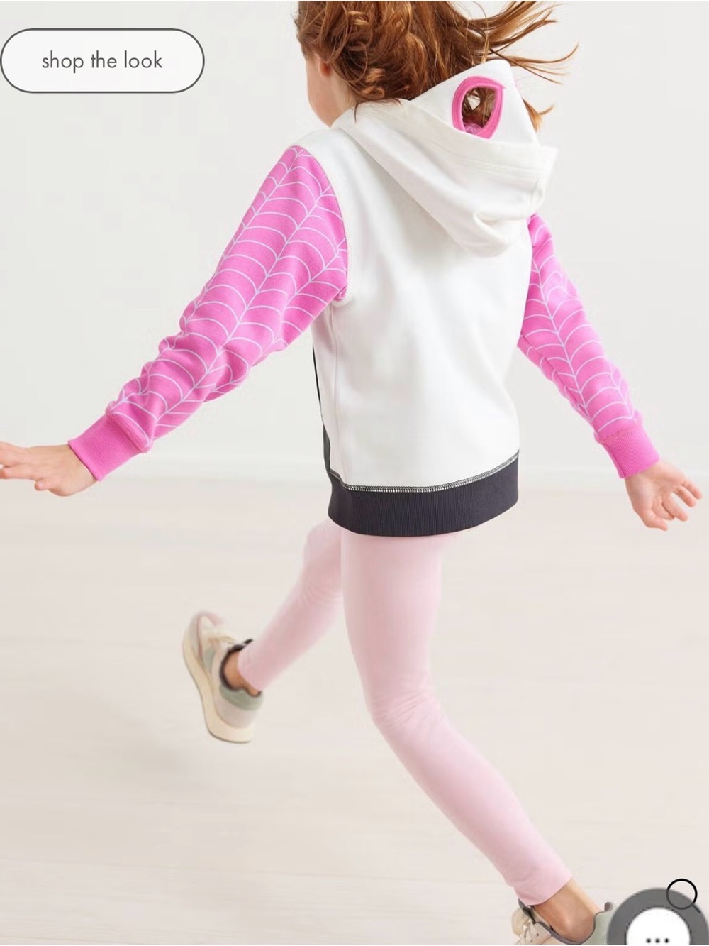 Hanna Andersson Marvel Ghost-Spider French Terry Hoodie size 3T/90 - Picture 3 of 4